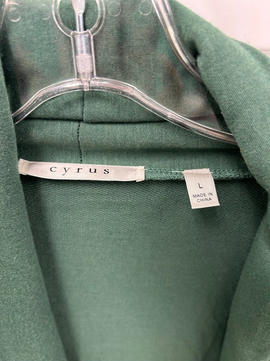 Cyrus Green Open Front Cardigan