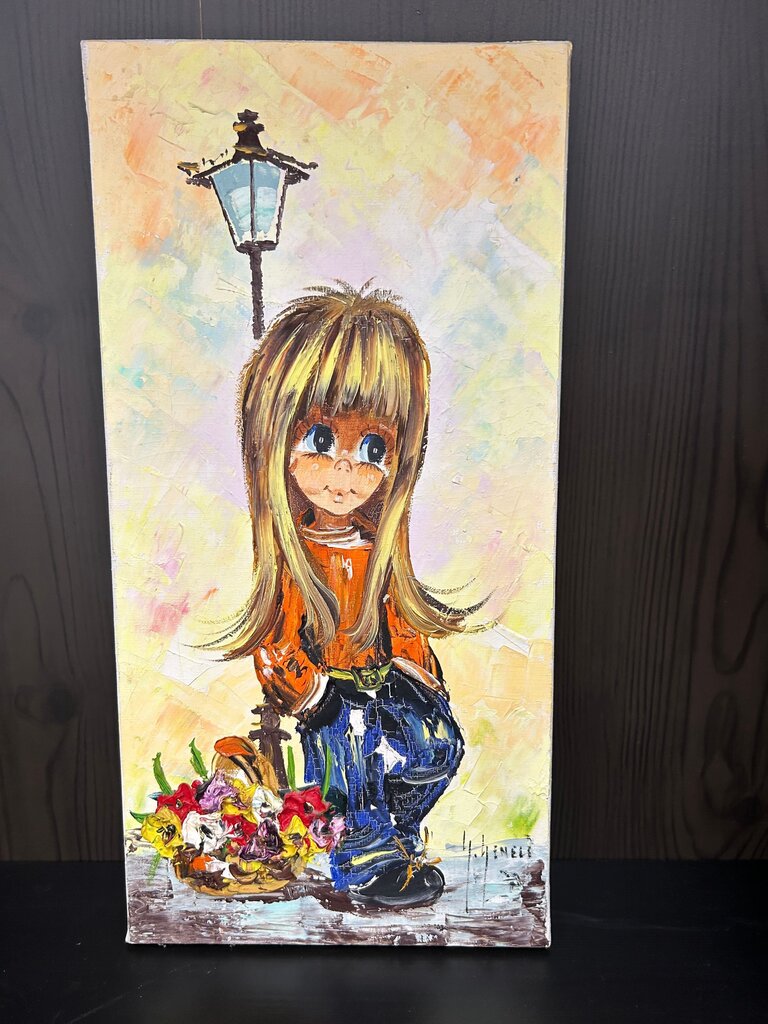 Whimsical Girl Painting