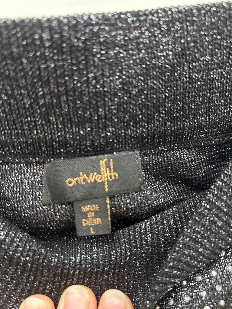 Women's Black Sparkly Skirt
