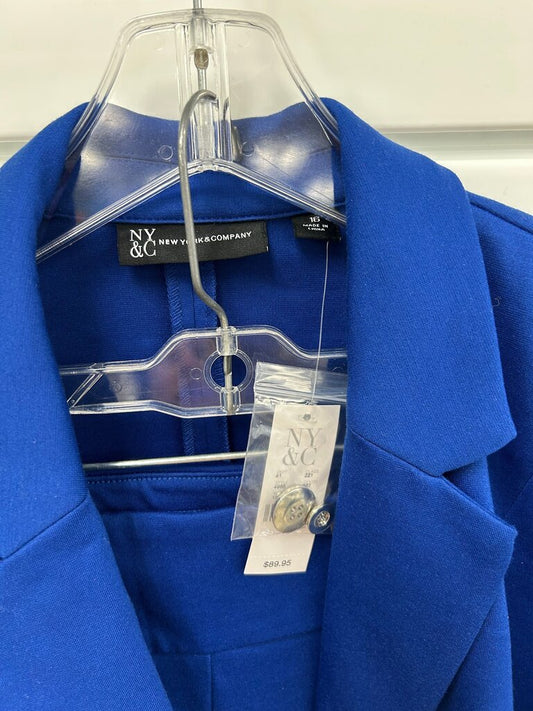 NY&Co Women's Blue Suit NWT