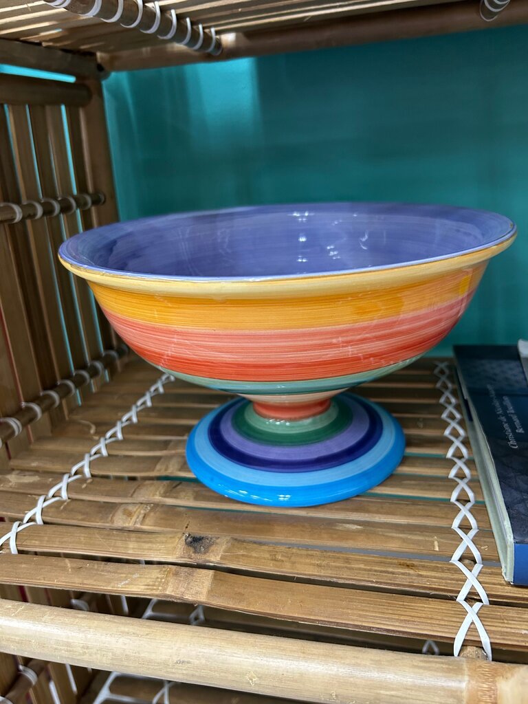 Colorful Decorative Serving Bowl