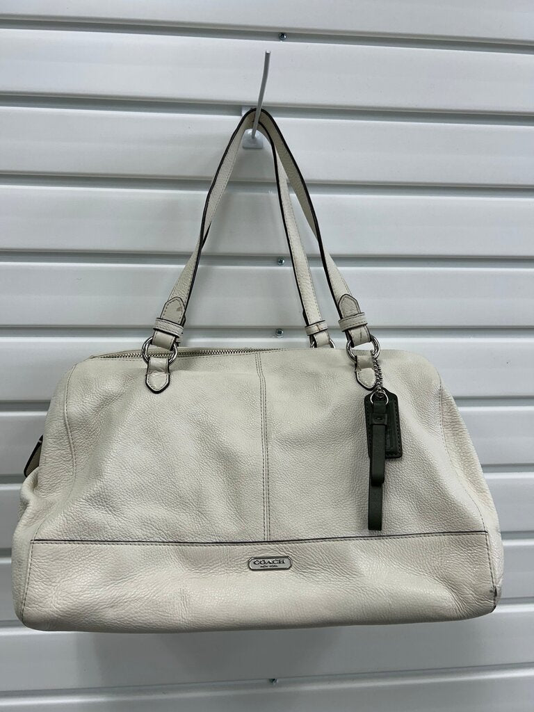 Coach Vermillion Park Kathryn Leather Handbag (No shoulder strap)