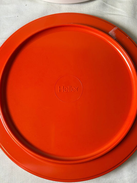 Set of 4 Vintage Heller Massimo Colorful Dinner Plates