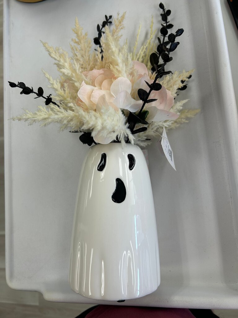 Ghost Ceramic Flower Vase