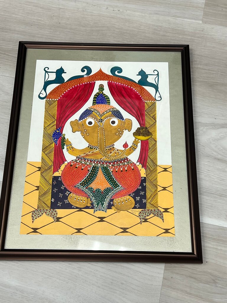 Framed Ganesh Artwork