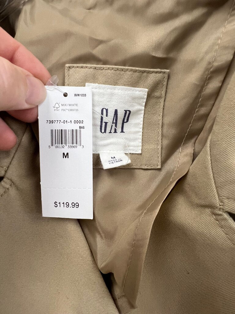 GAP Women's Light Beige Trench Coat