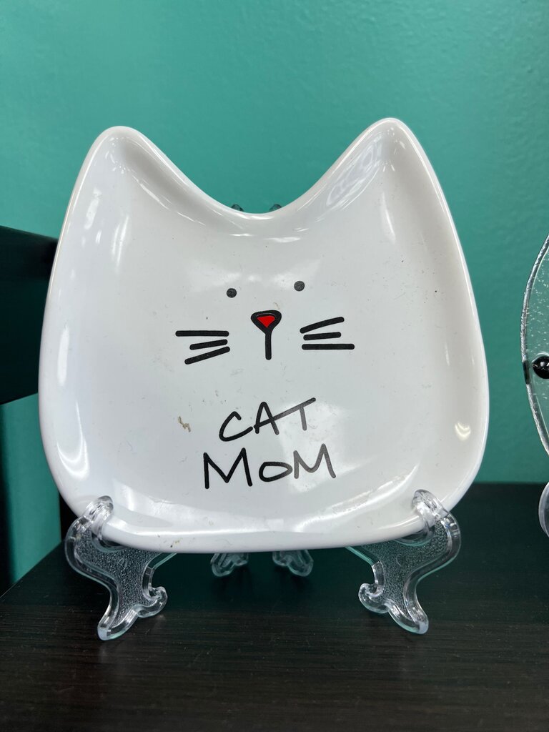 Cat Mom Decorative Plate