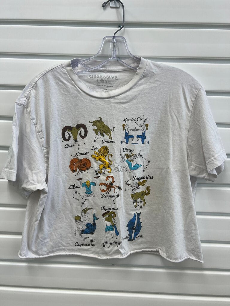 Astrology Graphic Crop Top