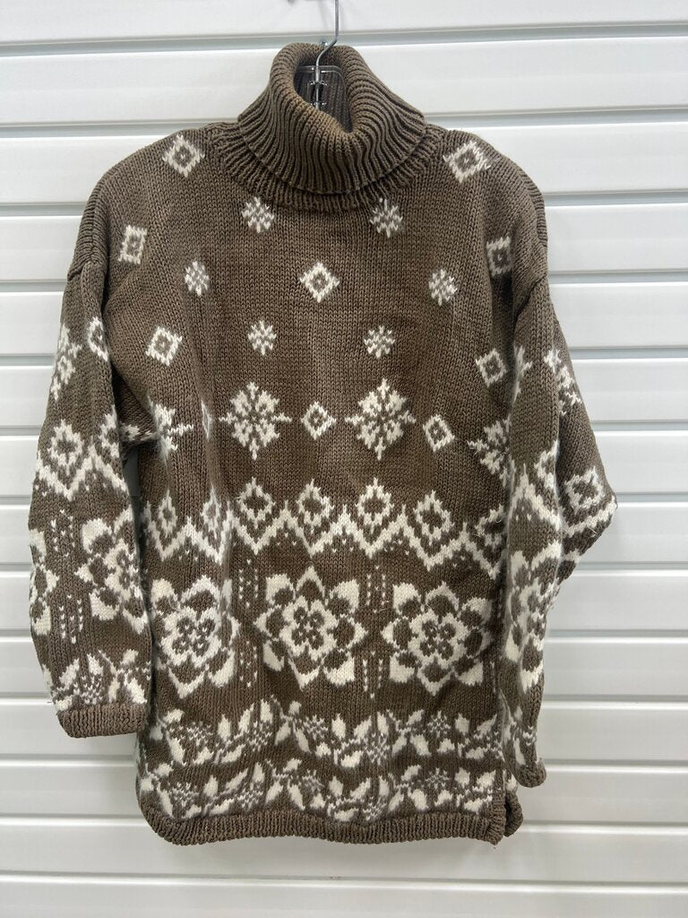 Express Women's Brown Knit Sweater