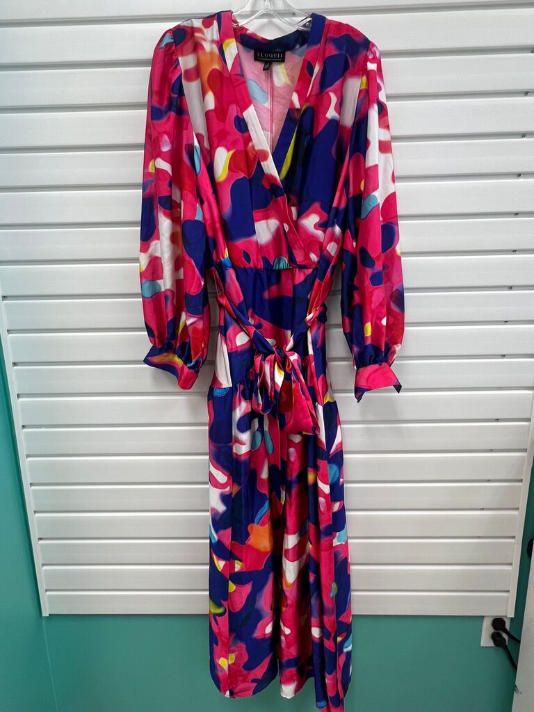 Eloquii Colorful Wrap Dress