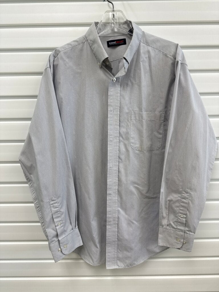 Travel Smart (Roundtree & York) Long Sleeve Button-Up Shirt