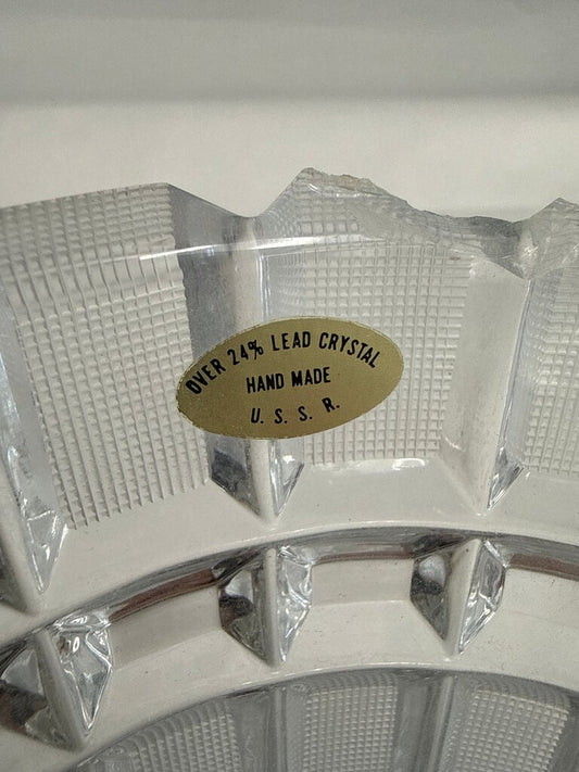 Handmade Lead Crystal Bowl