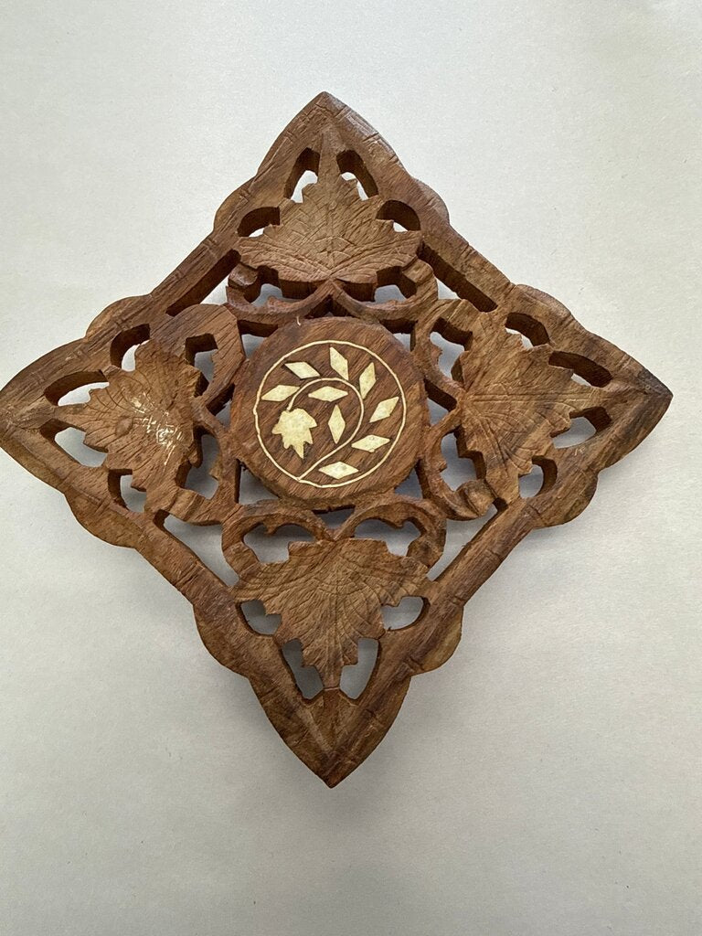 Decorative Wooden Wall Art/trivet (Made in India)