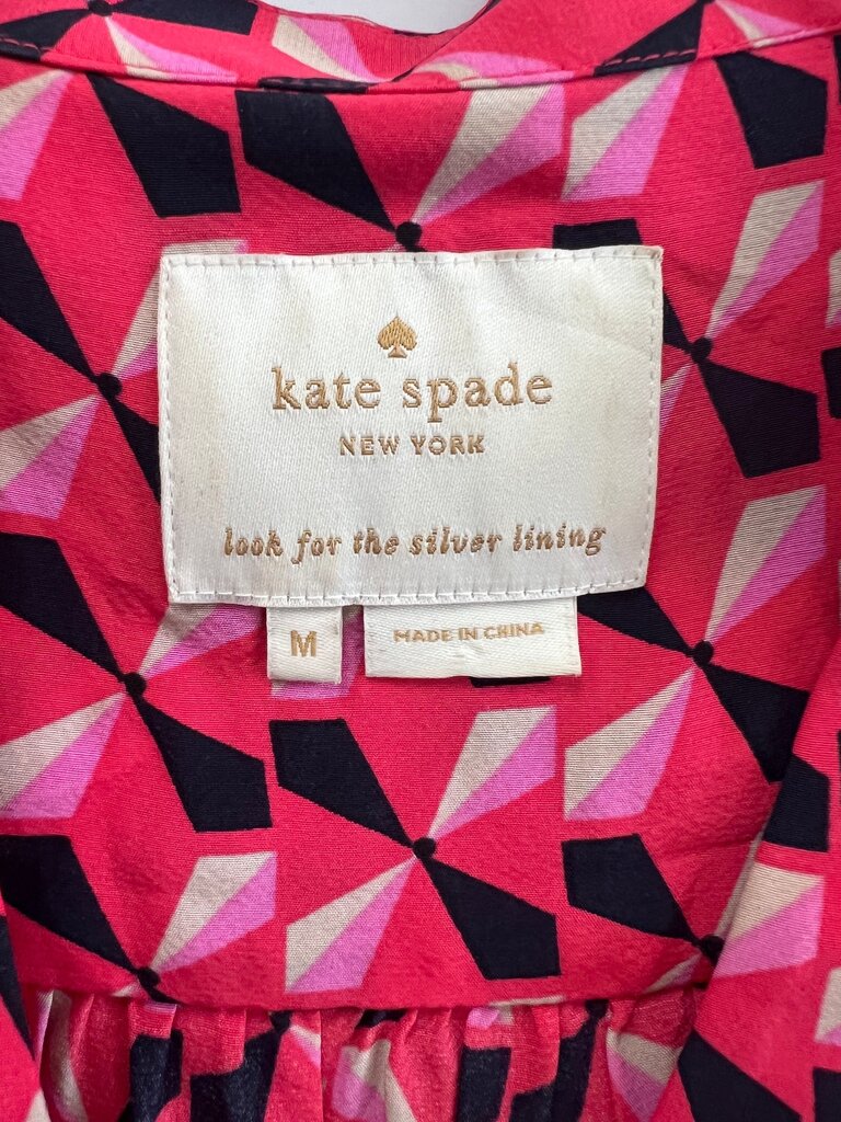 Kate Spade New York Pink Geometric Print Dress