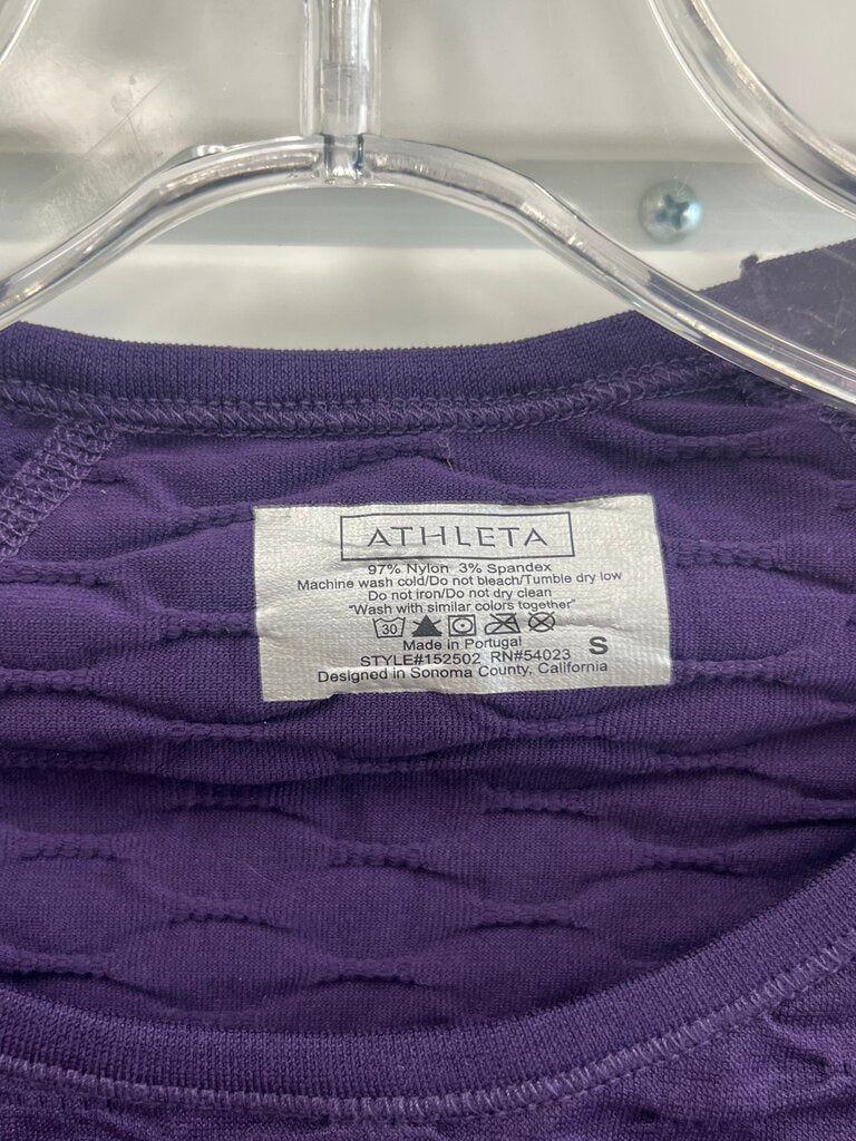 Athleta Purple Long Sleeve Top