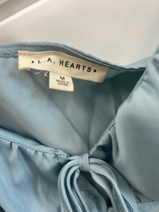 L.A. Hearts Women's Blue Crop Top