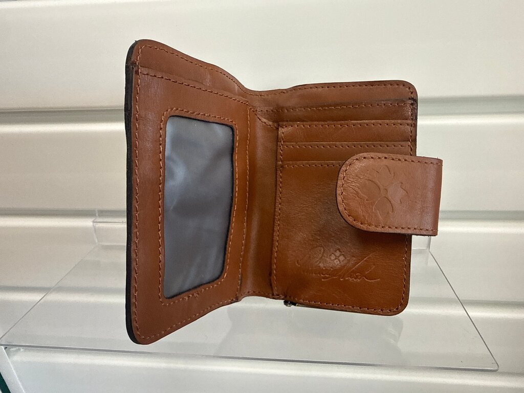 Patricia Nash Brown Leather Wallet