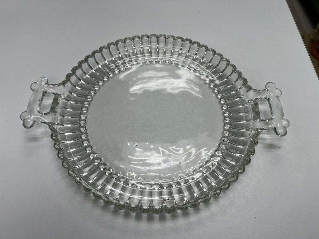 Vintage Anchor Hocking Old Colony Depression Glass Dish