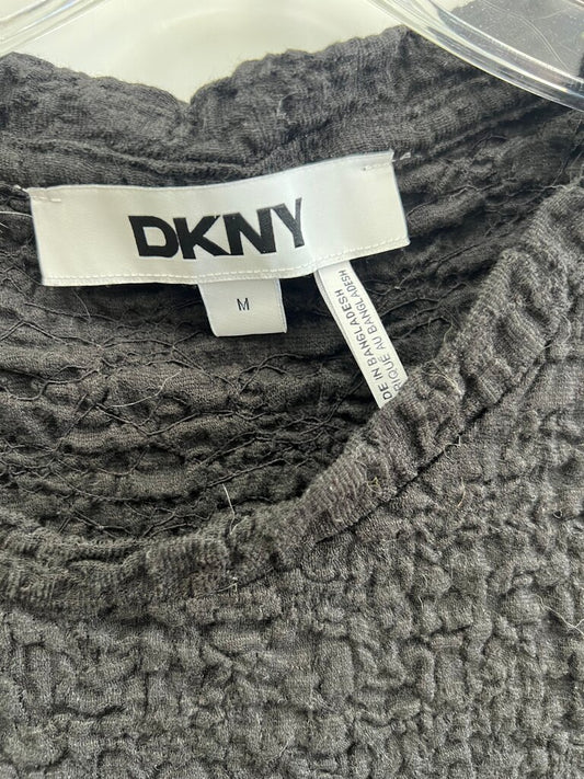 DKNY Crinkled Short Sleeve Top