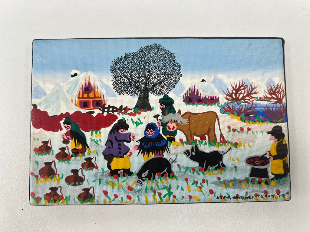 Colorful Folk Art Painting