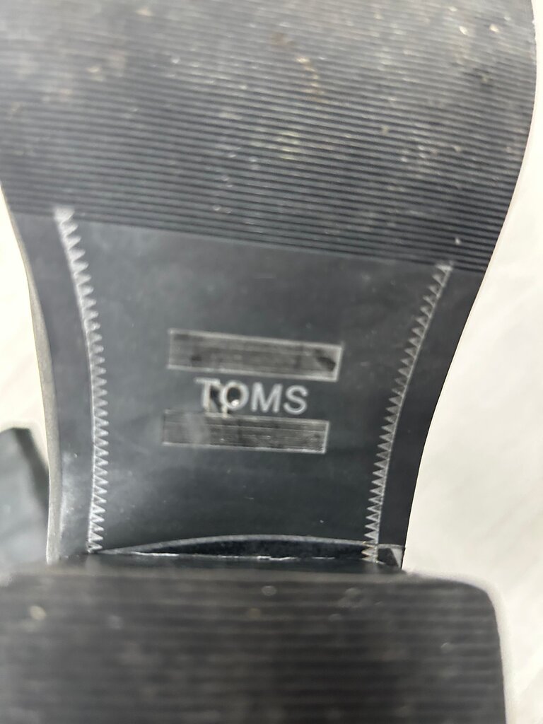 TOMS Black Heeled Ankle Boots