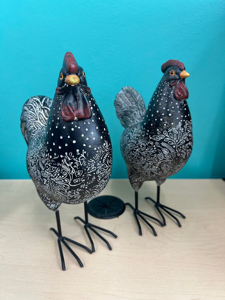 Decorative Chicken Figurines