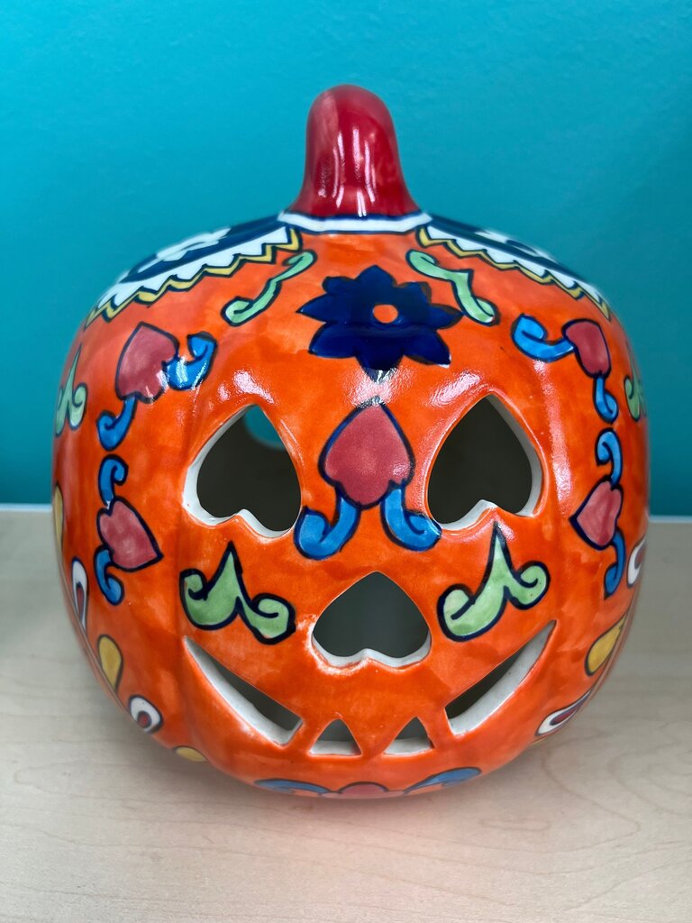 Martha Stewart Colorful Pumpkin Lantern