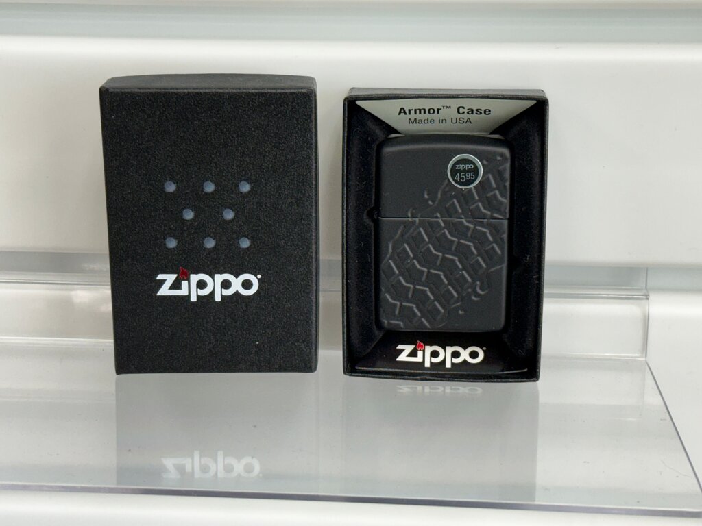 Zippo Armor Case tire tread windproof lighter
