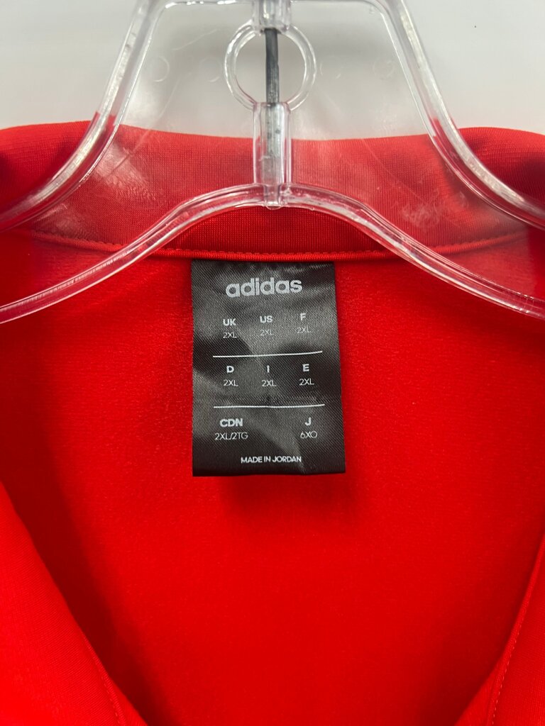 Adidas Red Zip-up Jacket