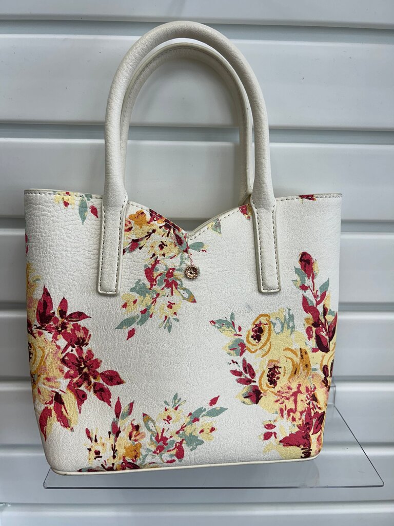 Floral Print Tote Bag