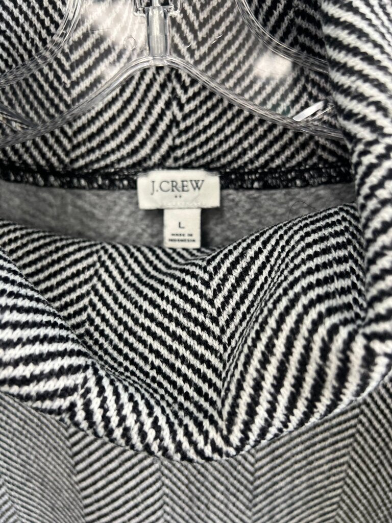 J.Crew Herringbone Cowl Neck Sweater