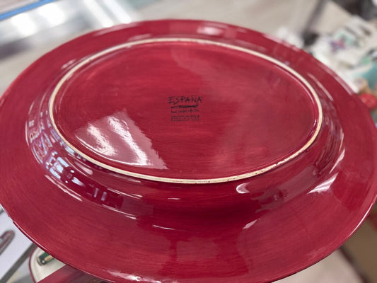 Red Serving Platter