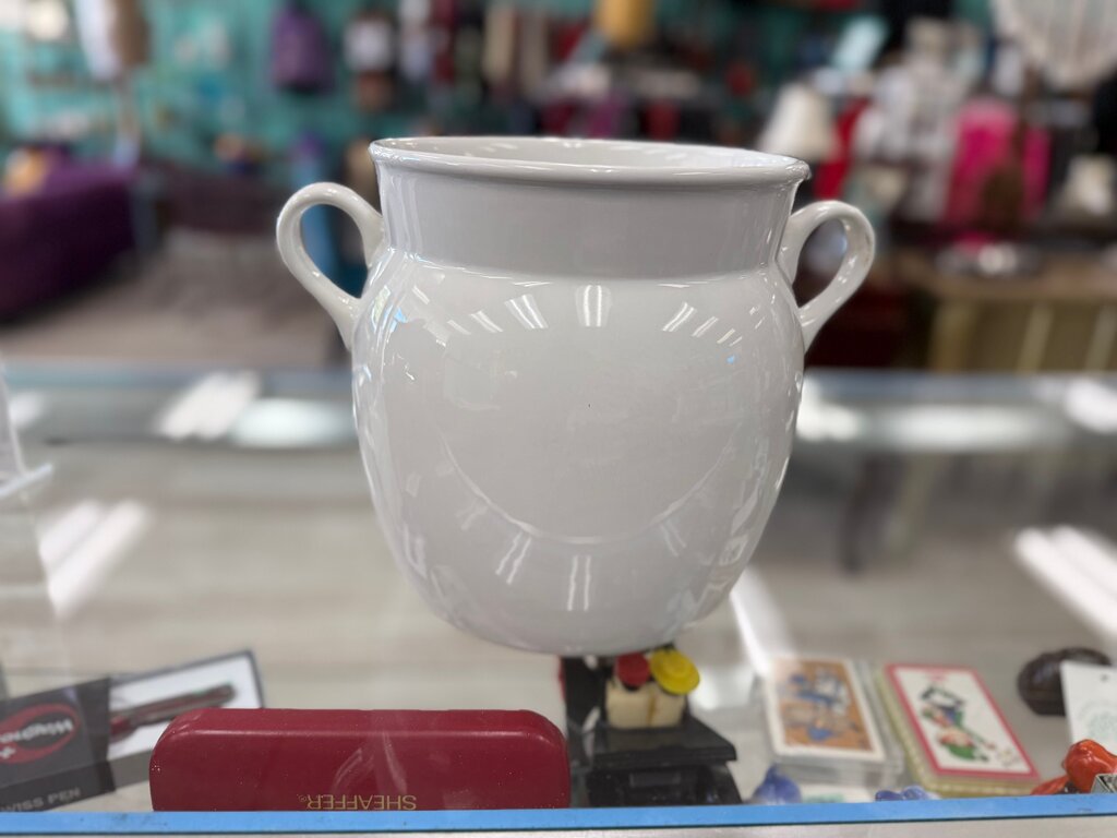 White Ceramic Pot