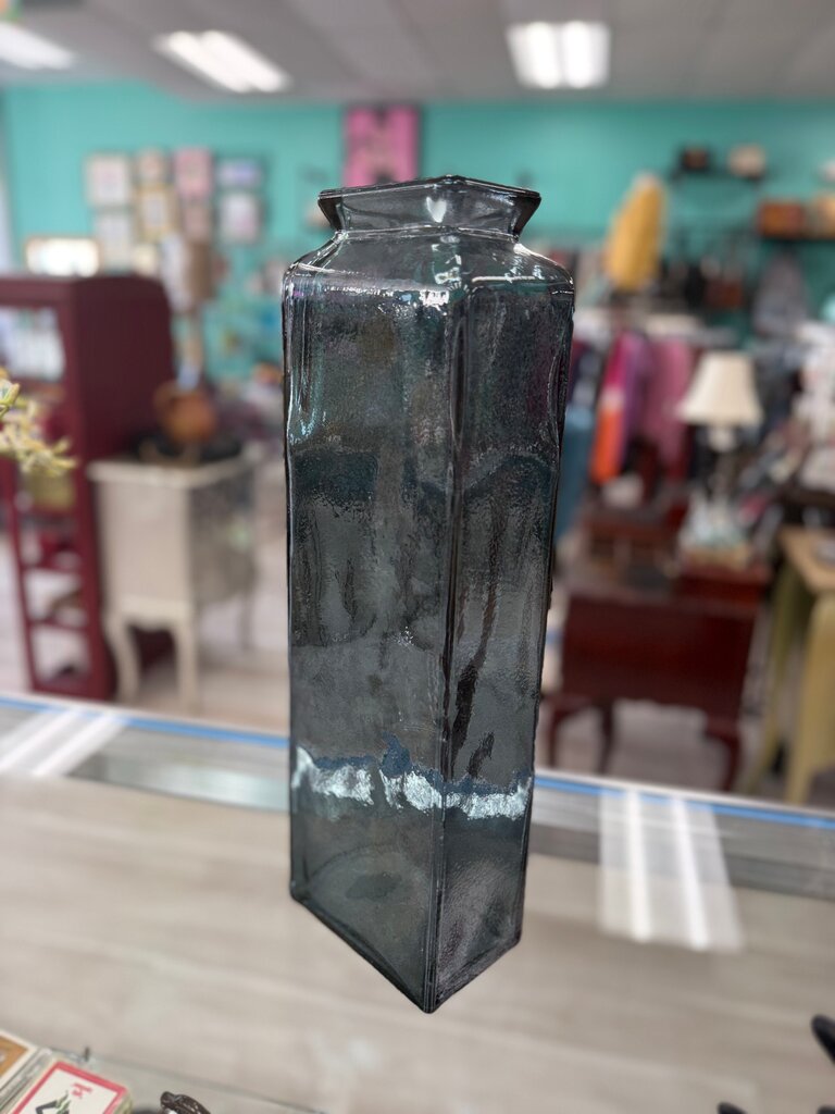 Rectangular Glass Vase