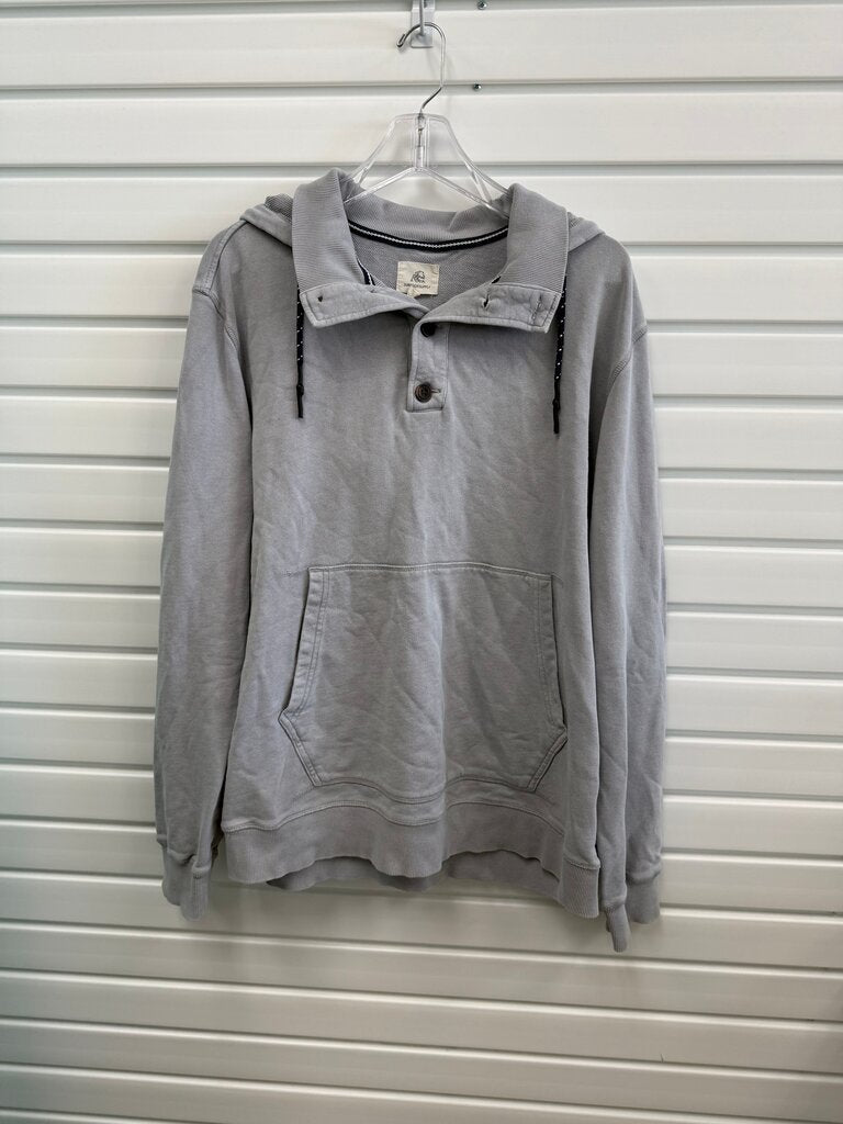 Men's Grey Hooded Sweatshirt