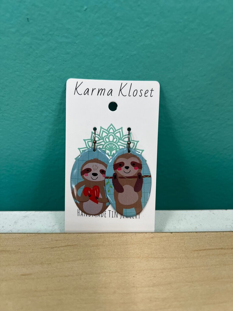 Sloth Handmade Earrings