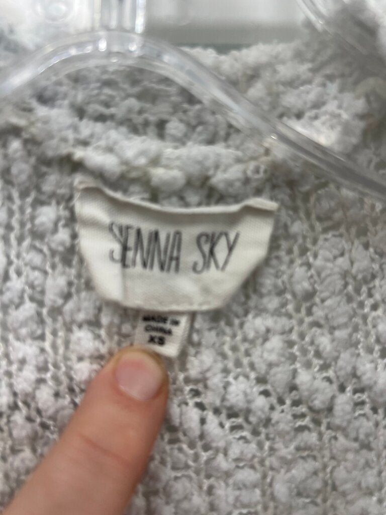 Sienna Sky Popcorn Knit Striped Cardigan