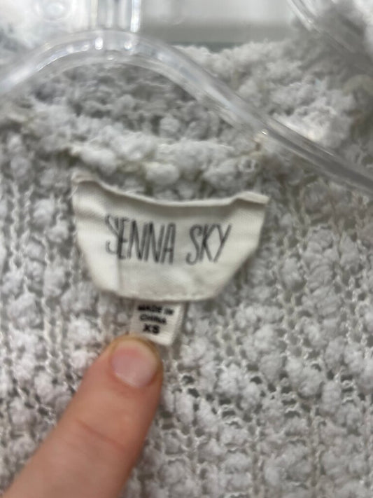 Sienna Sky Popcorn Knit Striped Cardigan