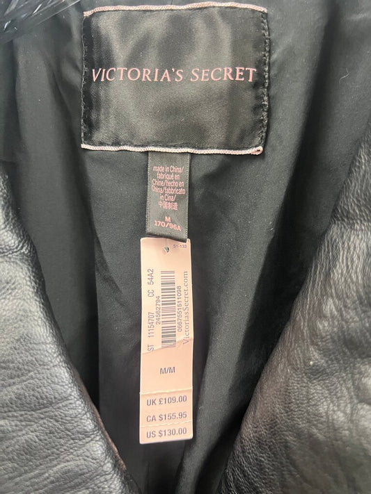Victoria’s Secret Black Faux Leather Moto Jacket NWT
