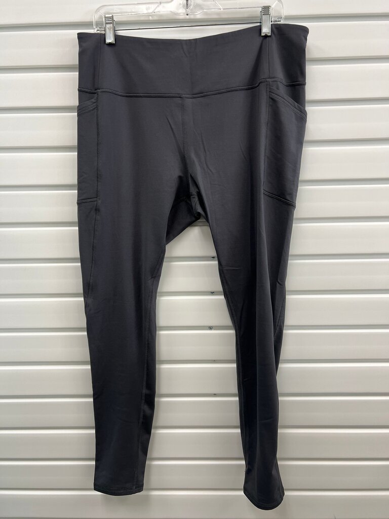 DSG Charcoal High Rise Leggings with Pockets Size XL