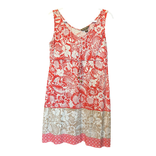 Tommy Bahama Sleeveless Dress M Red, White, Beige