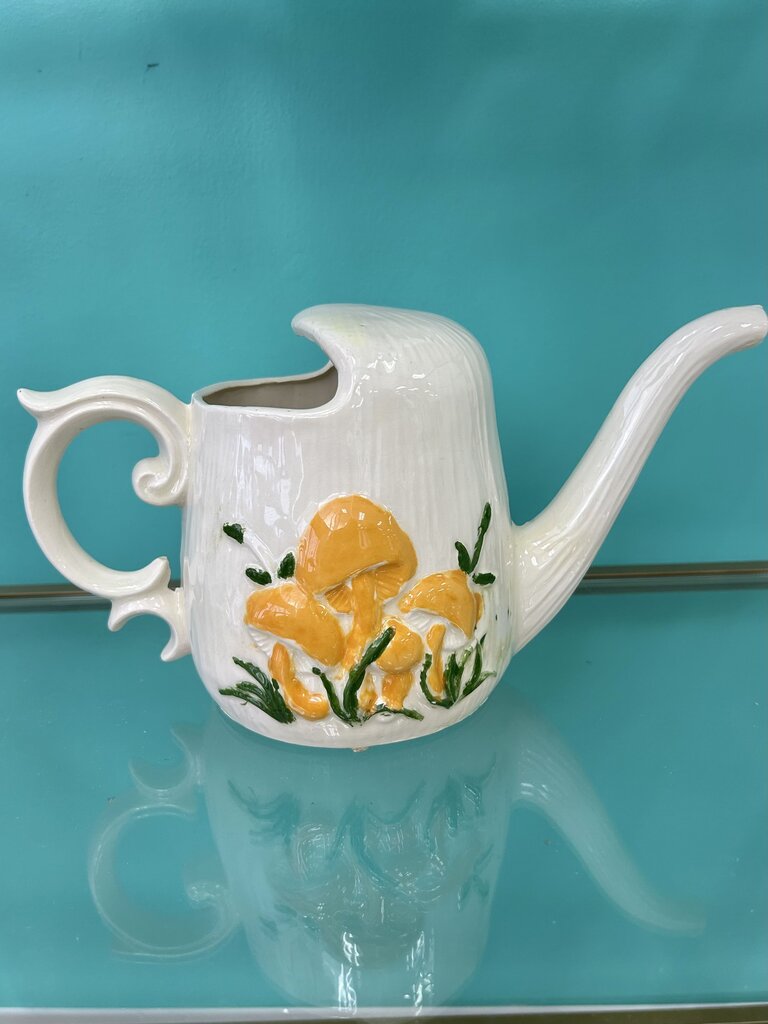 Ceramic Mushroom Watering Can Pitcher