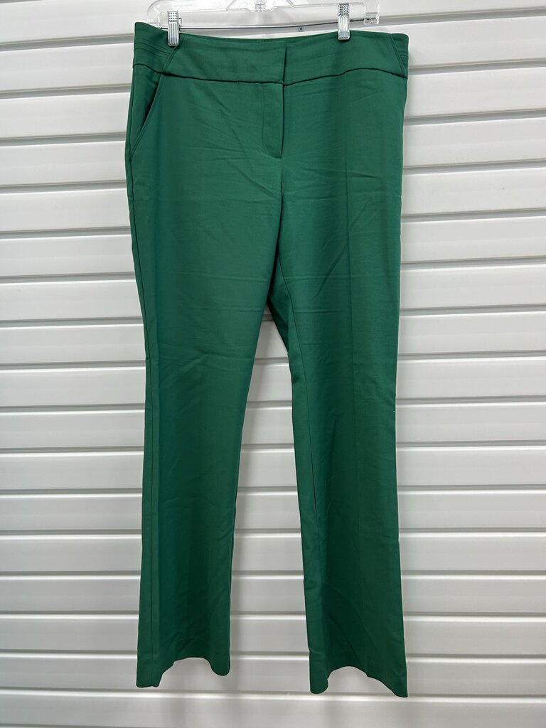 7th Avenue Kelly Green Trouser Pants, Size 10
