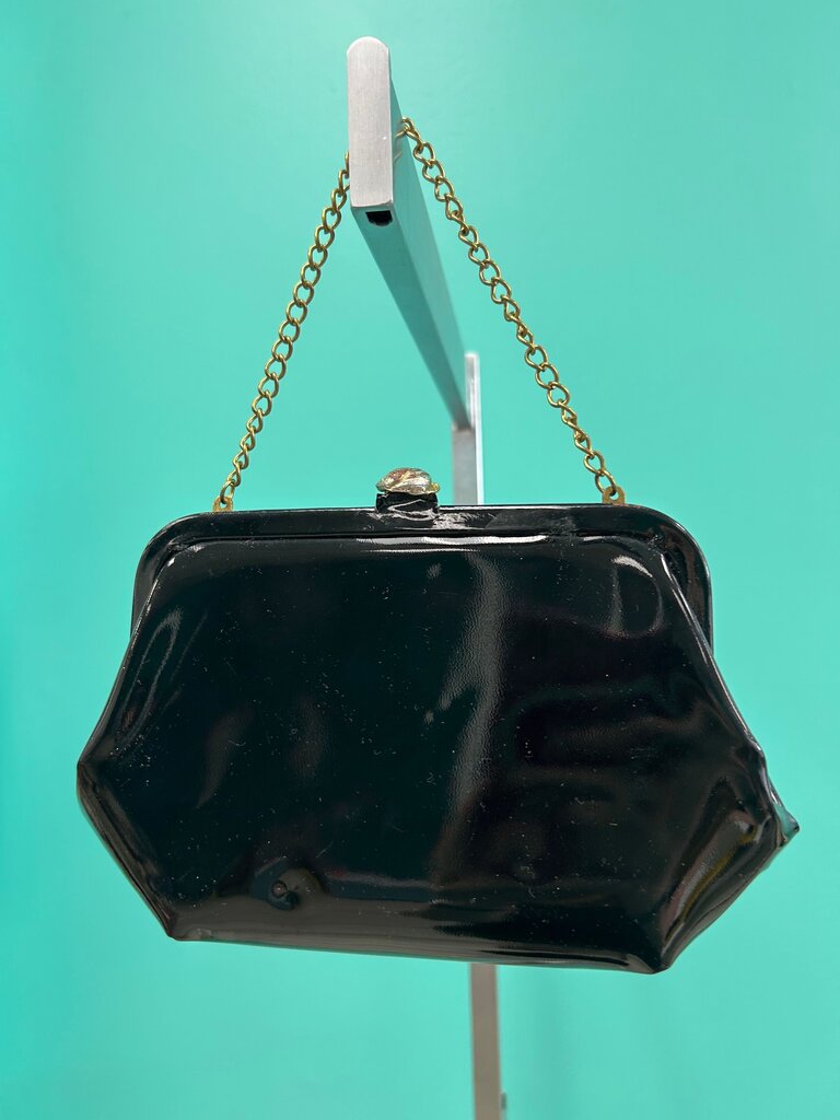 Vintage Black Clutch Purse