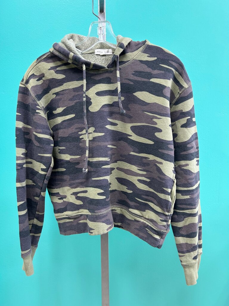 Camo Print Hoodie