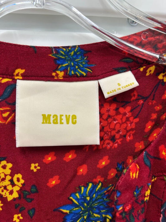 Maeve Floral Button-Up Blouse