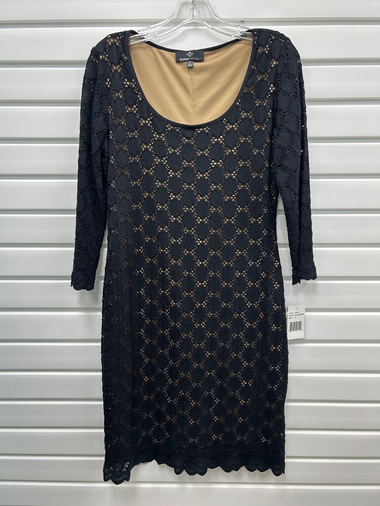 Ronni Nicole Black and Nude Dress