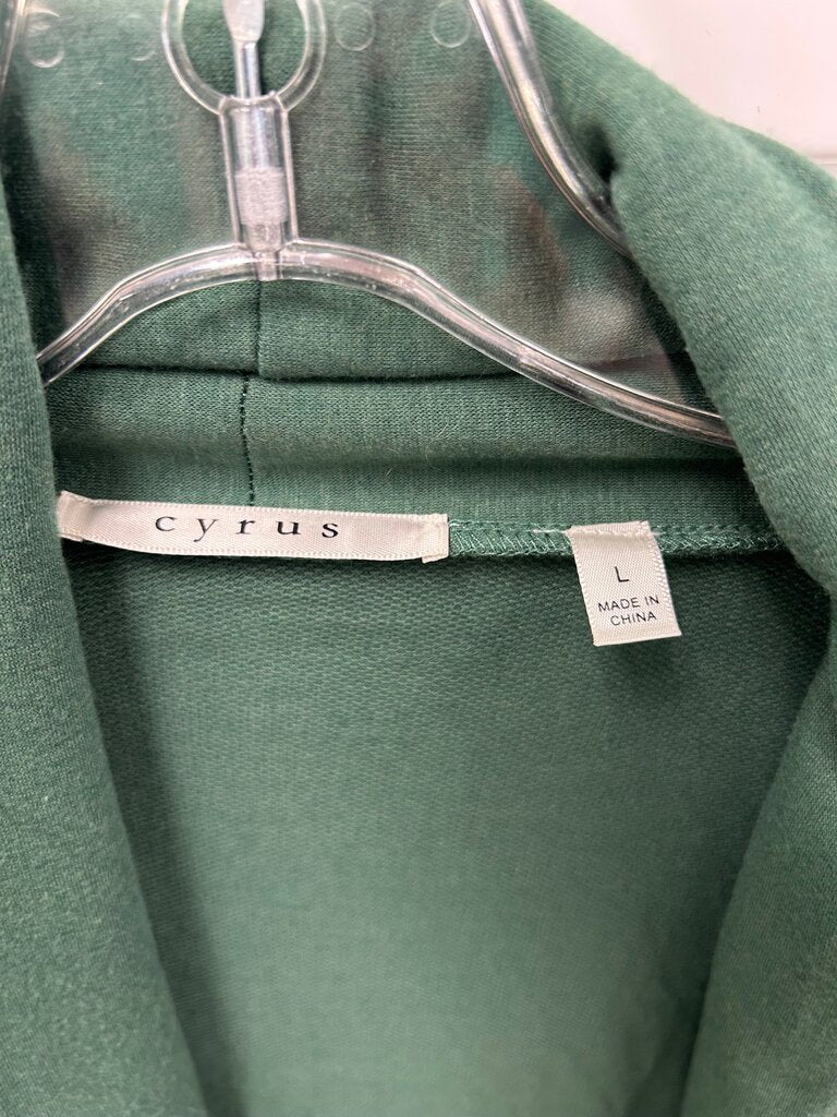 Cyrus Green Open Front Cardigan