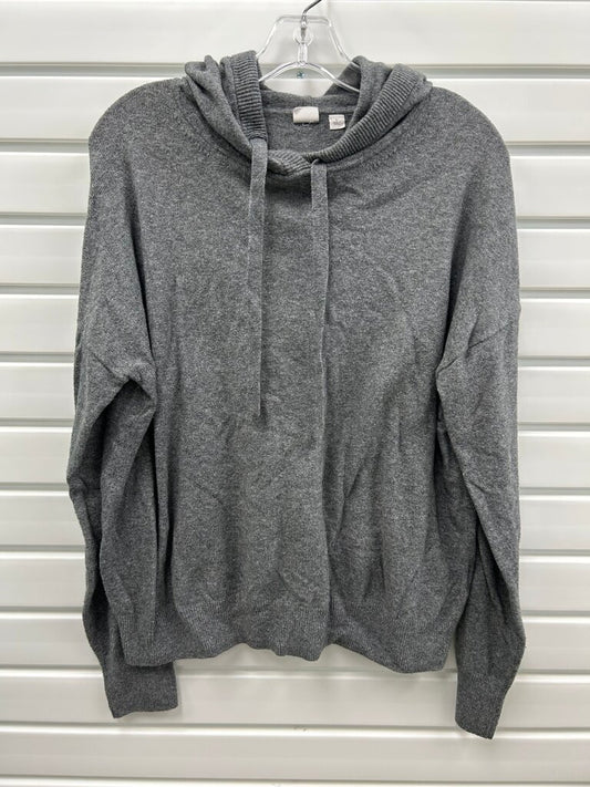Gap Gray Hooded Pullover Sweater, Size L