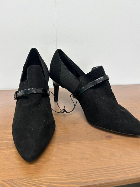 Calvin Klein Black Suede Heels
